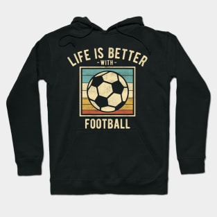 Football Sayings -  Retro Funny Football Lovers Gift Hoodie